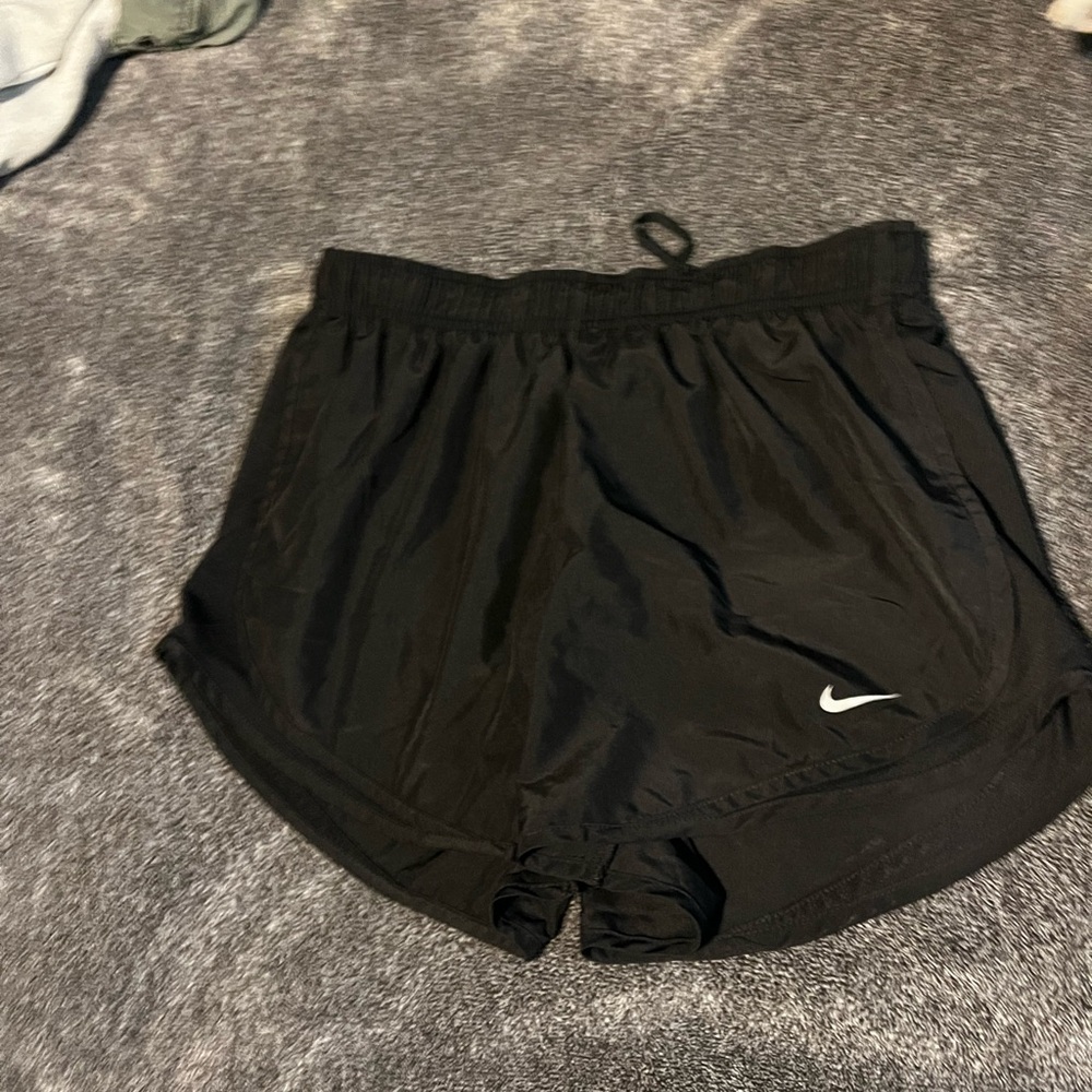 Nike Black Athletic Shorts with Elastic Waistband